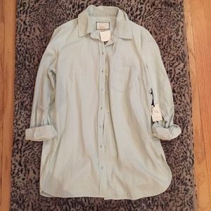 🎀light blue woven shirt🎀