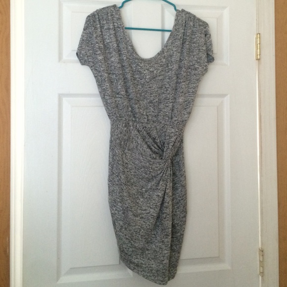 Fitted, grey dress
