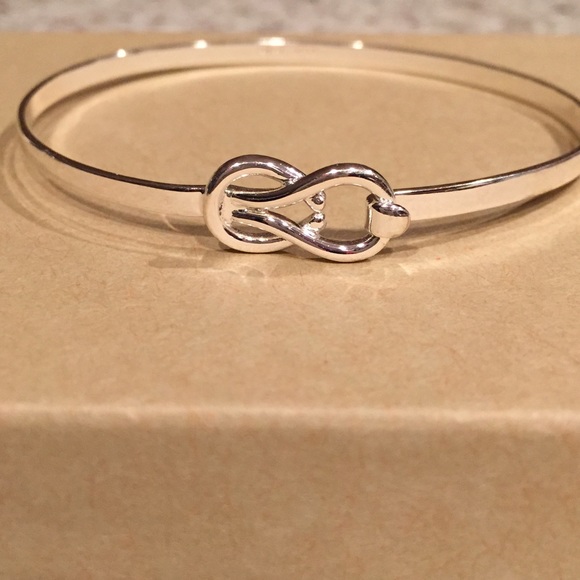 Genuine Sterling Silver Love Knot Bracelet