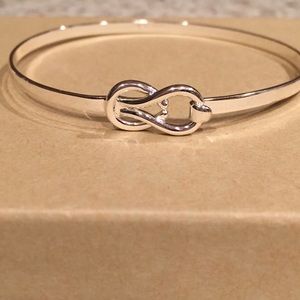 Genuine Sterling Silver Love Knot Bracelet