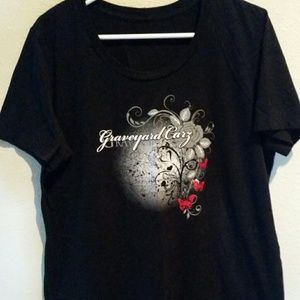 Graveyard cars tshirt