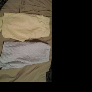 Striped womens shorts