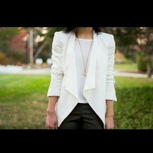 BCBG White Abree Jacket