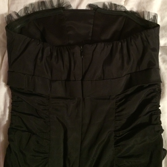 BLACK CACHE STRAPLESS DRESS - Picture 4 of 4