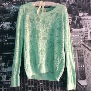 Mint knit sweater