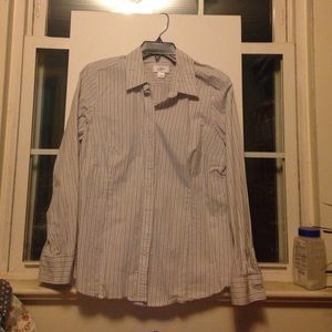 Woman's striped blouse.