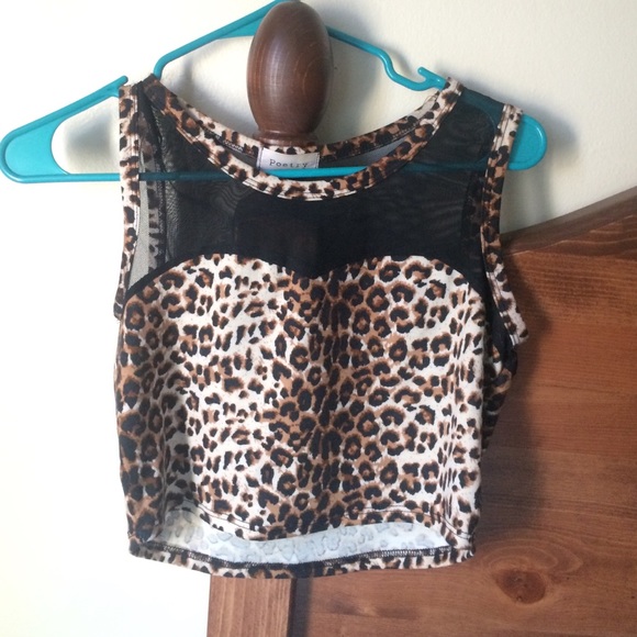 Cheetah crop top