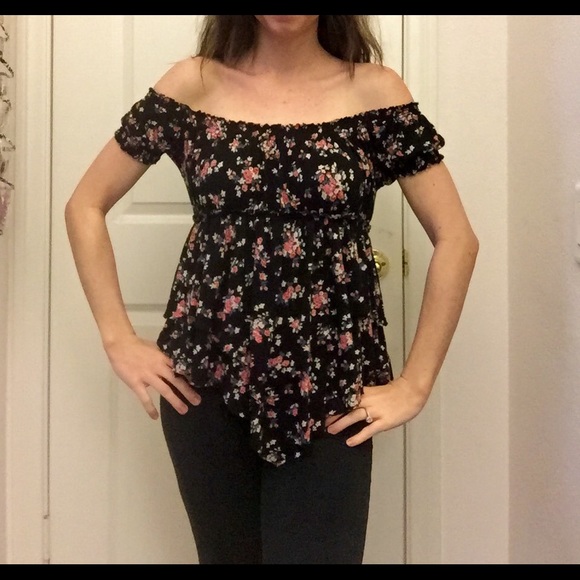 Free People off the shoulder top size small
