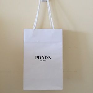 Prada paper bag