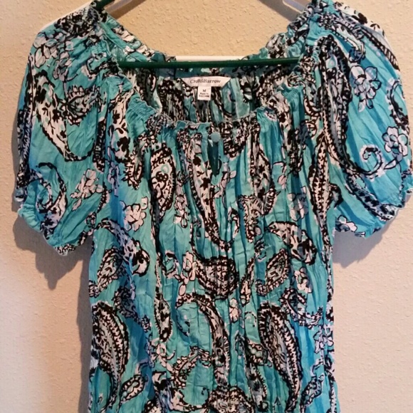 Satin crinkle blouse