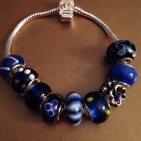 For Lokey 54 Glass Muranno charms for lokey