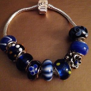 For Lokey 54 Glass Muranno charms for lokey