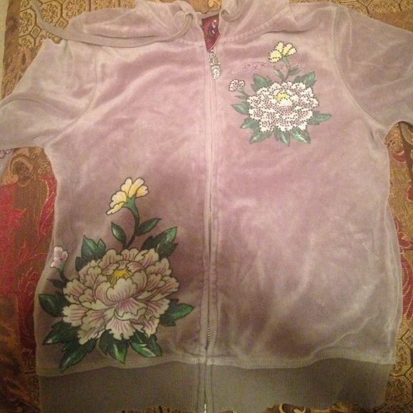 Ed Hardy "Kiss of Death" hoodie