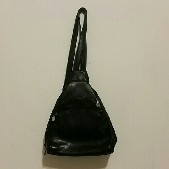 Leather Perlina 90s backpack