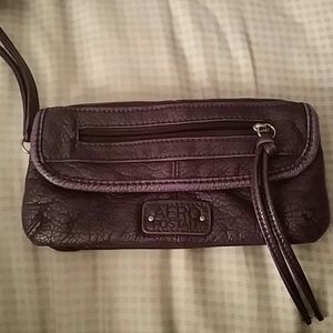 Purple Aeropostale wallet/clutch