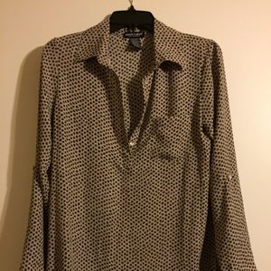 Great sheer blouse and a cute design