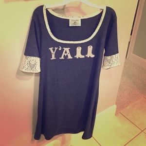 "YALL" dress