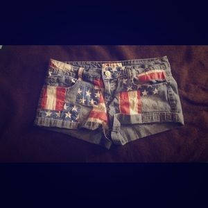American flag shorts