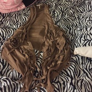 Fringed vest