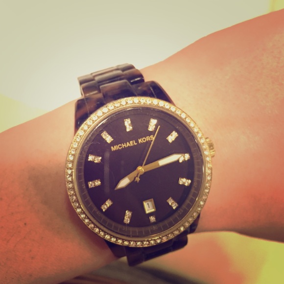 Michael Kors Tortoise Shell watch