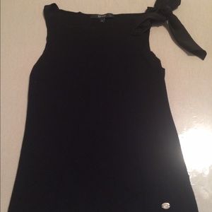 Gucci Cashmere Tank with Chiffon Tie