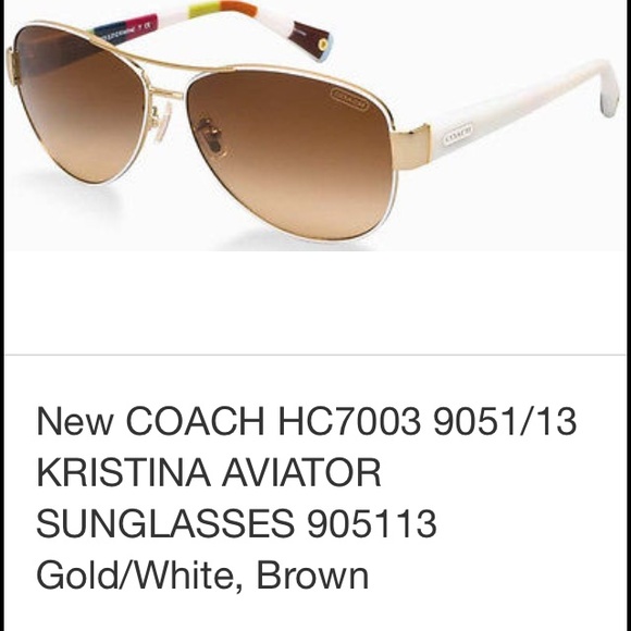 Authentic coach sunglasses