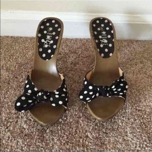 SOLD! Cute Polka Dot Heels