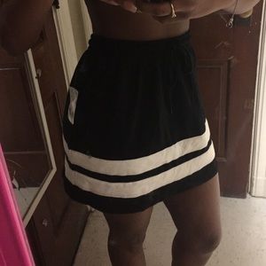 Black high waisted skirt