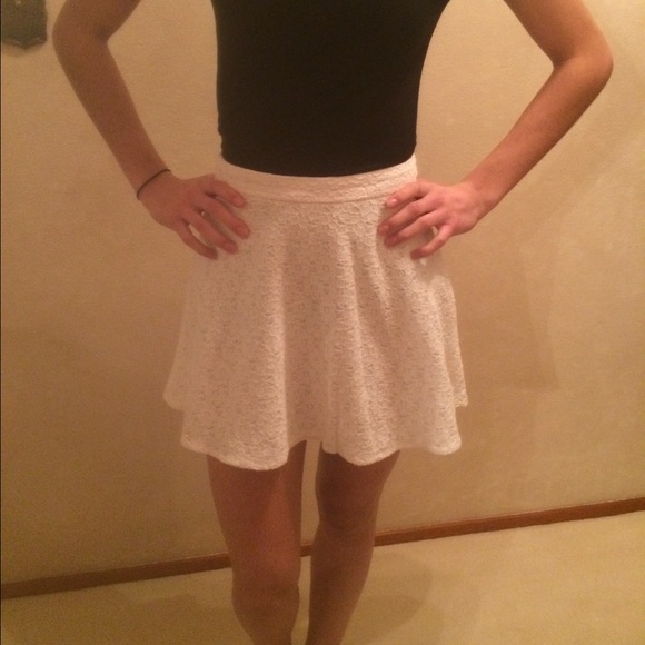 Lace skater skirt