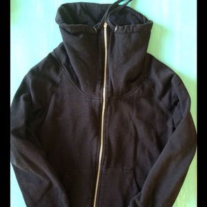 Black zip up jacket