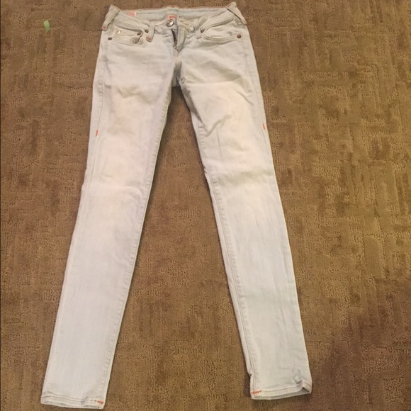 True Religion light wash jeans