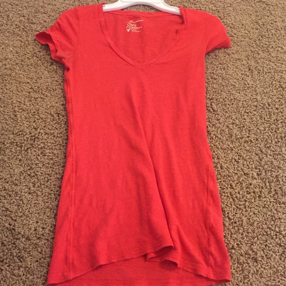 red American eagle tee