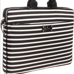 Kate spade striped laptop bag