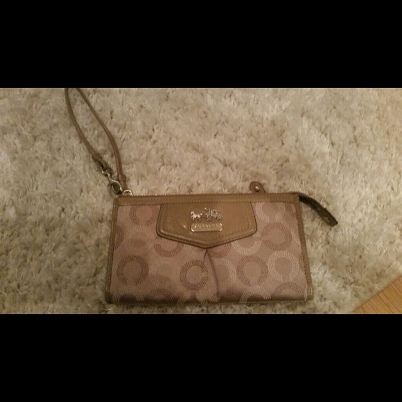 Authentic Coach Wristlet
