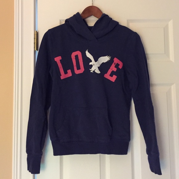 American Eagle navy hoodie