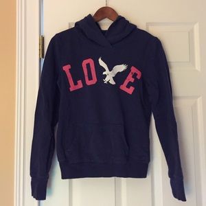 American Eagle navy hoodie