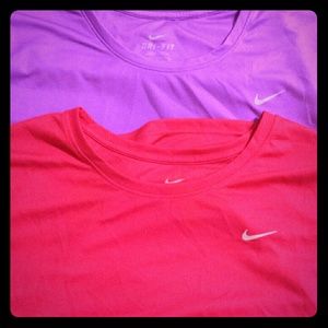 Nike dri fit tees