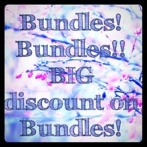 Love to bundle for discounts!! Ask away!:)
