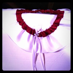 For @rebehinman David's Bridal apple red garter...