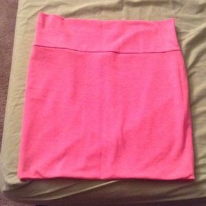 Britt pink skirt from body central