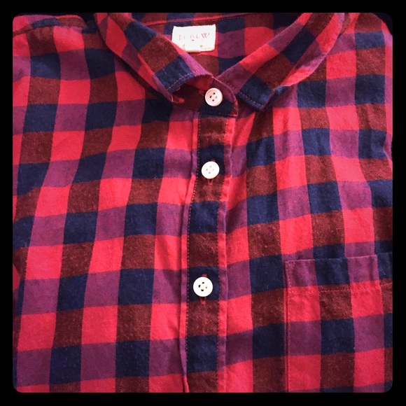 Jcrew Women's Checkered flannel