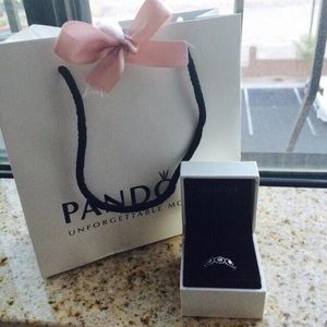 New pandora silver ring