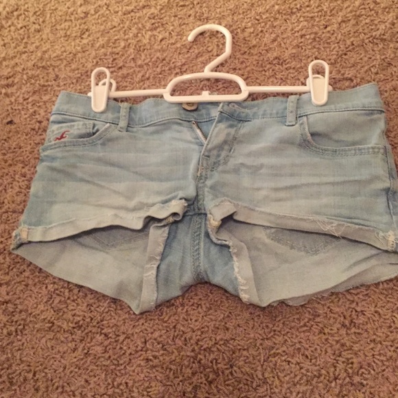 light blue hollister shorts