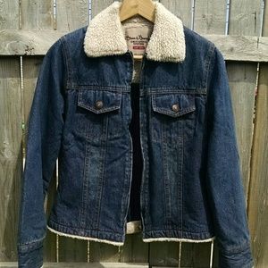 Blue Denim bomber jacket