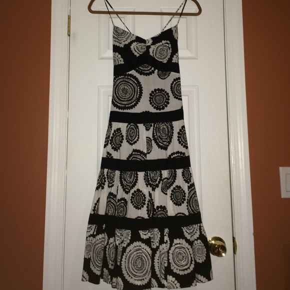 BCBG Black & White Sun Dress
