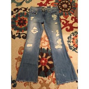 Size 7 Hollister Flare Jeans