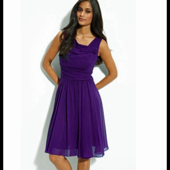 Chiffon and Satin Dress