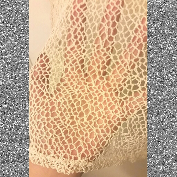 Audrey 3+1 Cream Crop Top - Picture 4 of 4