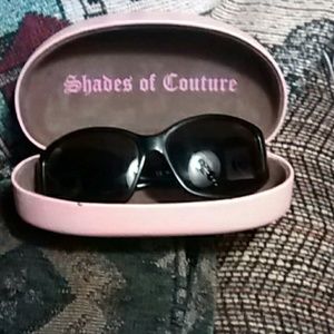 Juicy Shades of Couture womens black sunglasses