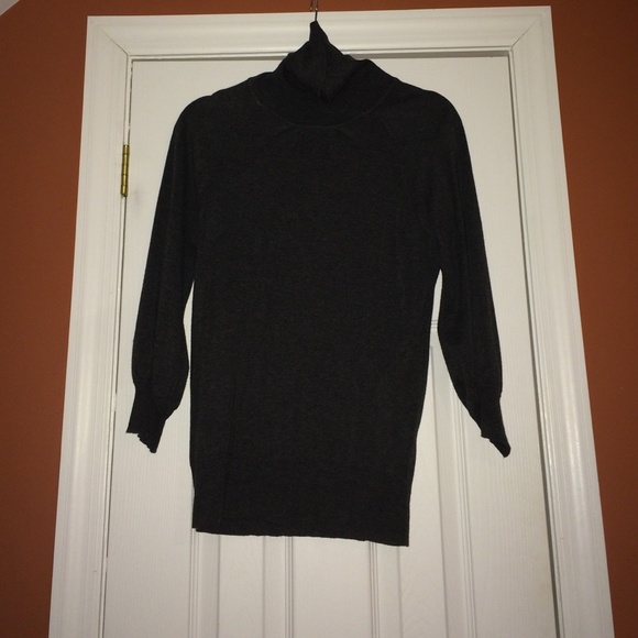 Gray Turtleneck